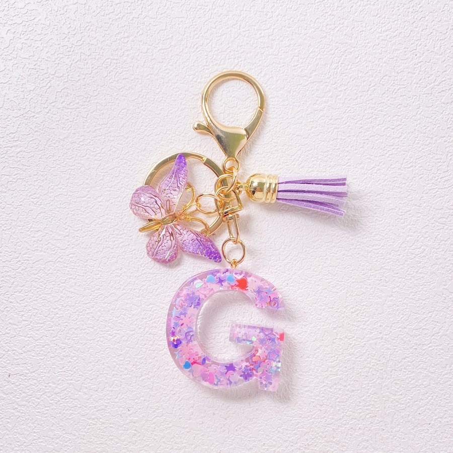 CharmKey – Personalized Initial Letter Keychain
