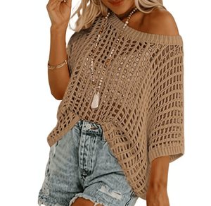 Airéa | Chic Crochet Pullover for Summer Days