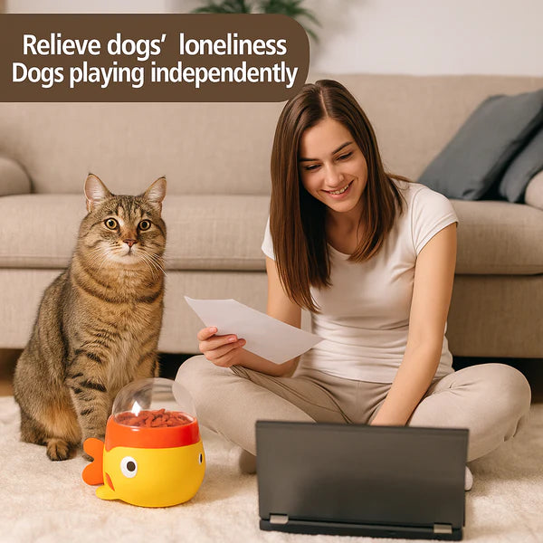 QuackPaws – Interactive Duck Slow Feeder for Cats