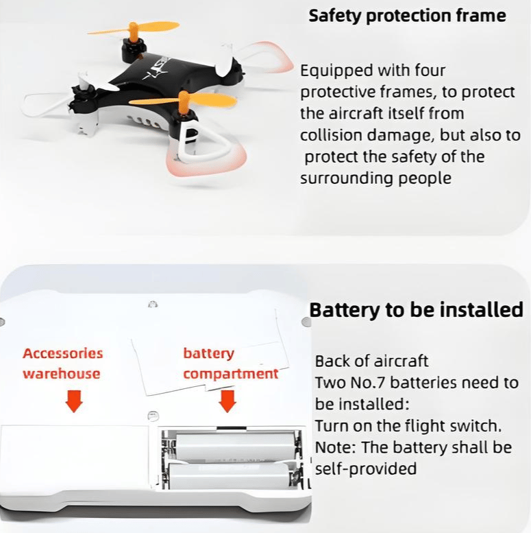 Mini Drone - Easy Stunt Flights & 360° Tricks - Perfect Beginner-Friendly Flyer!