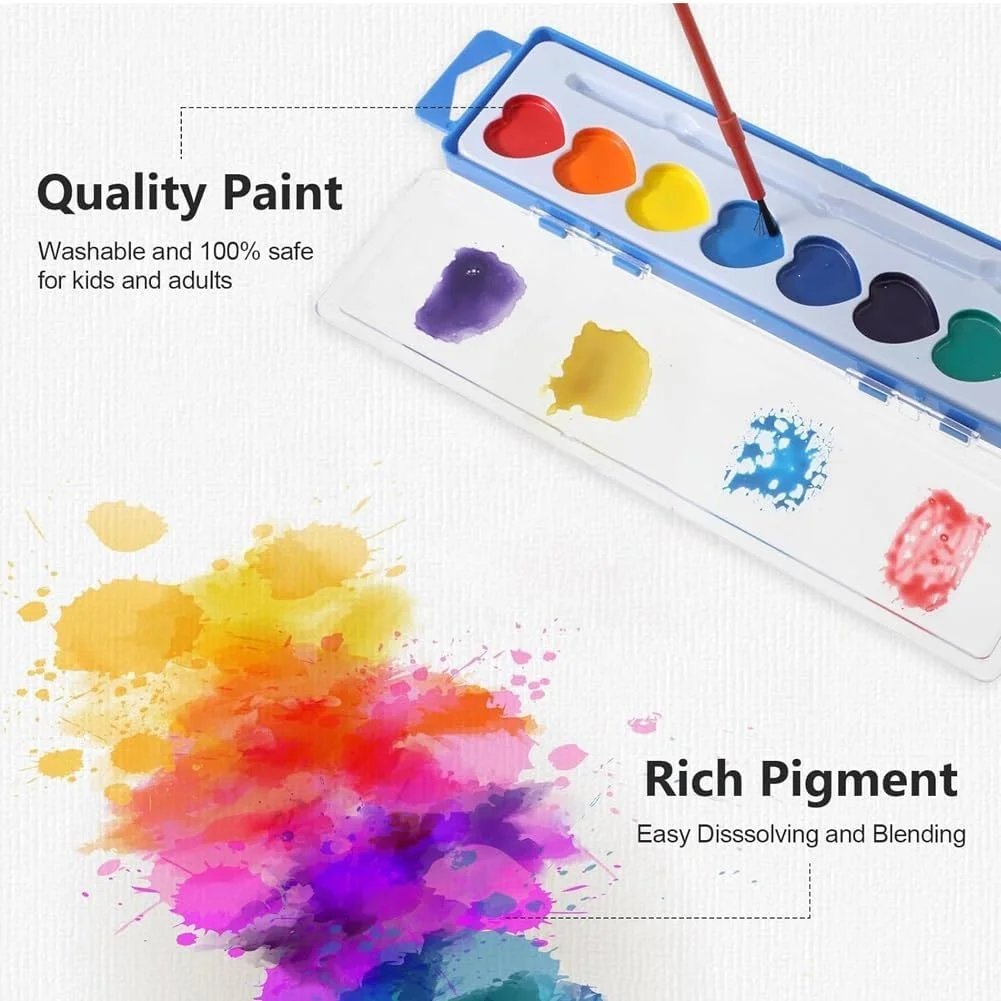 LoveStroke – Mini Watercolor Paint Set