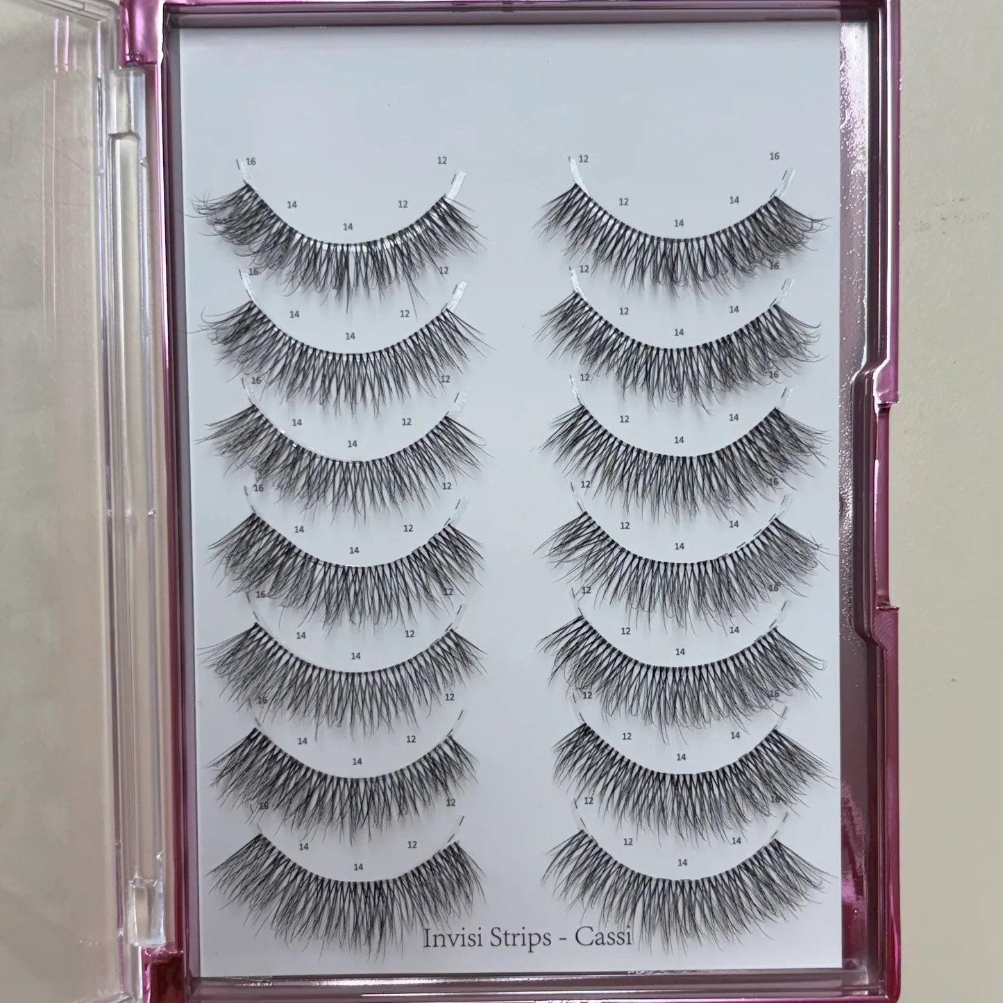 Invisi-strip Lashes 7 Pairs Pre-Mapped Strips Ultra Thin Design