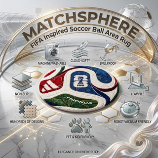MatchSphere – FIFA Inspired Soccer Ball Area Rug