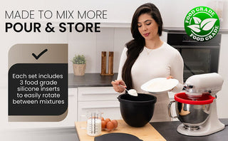 FlexiMix – Silicone Liner Attachment for Tilt Head Mixers
