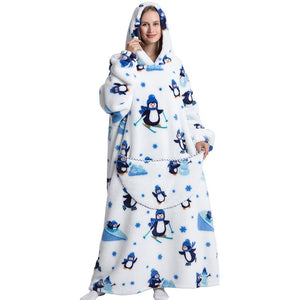 CozyCloud - Oversized Blanket Hoodie
