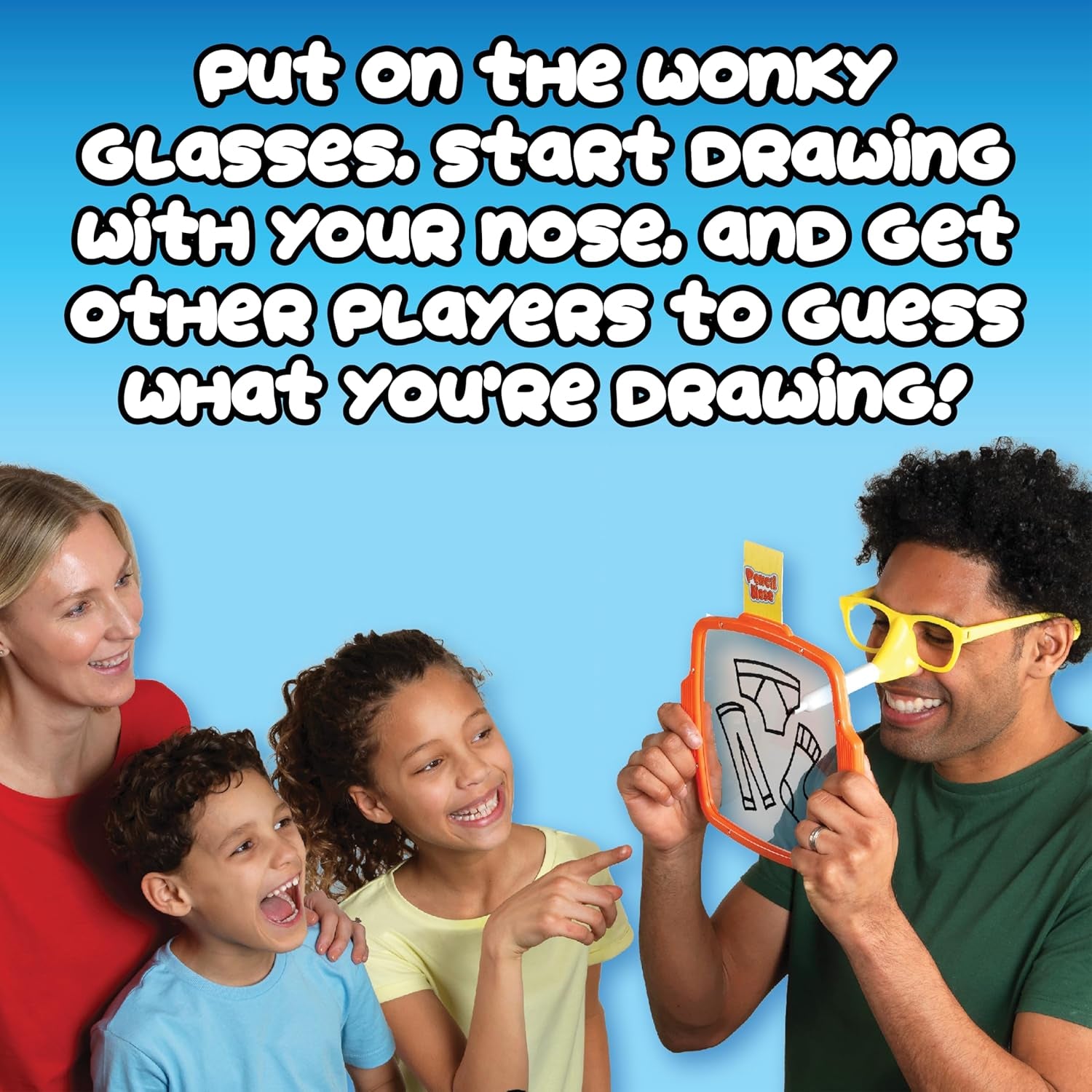 Pencil Nose Board Games for Family Night - The Ultimate Drawing Game - Kids Games, Family Game, Multi-Player, Party Game - Ages 8+