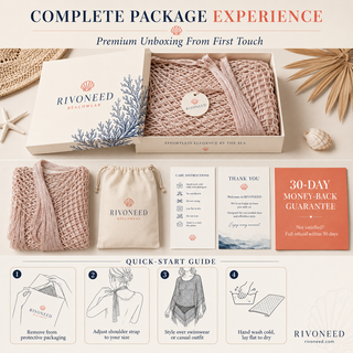 SunDrape – Flowy Tassel Crochet Beach Cover Up