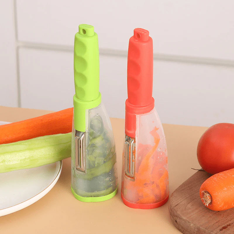 PeelMaster – Multifunctional Peeler with Storage Box