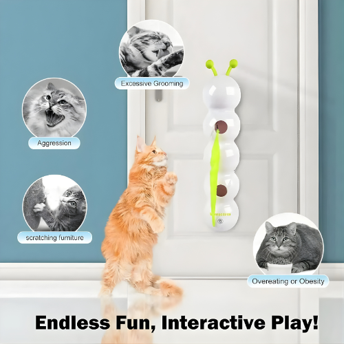 PounceSpin - Interactive Cat Toy