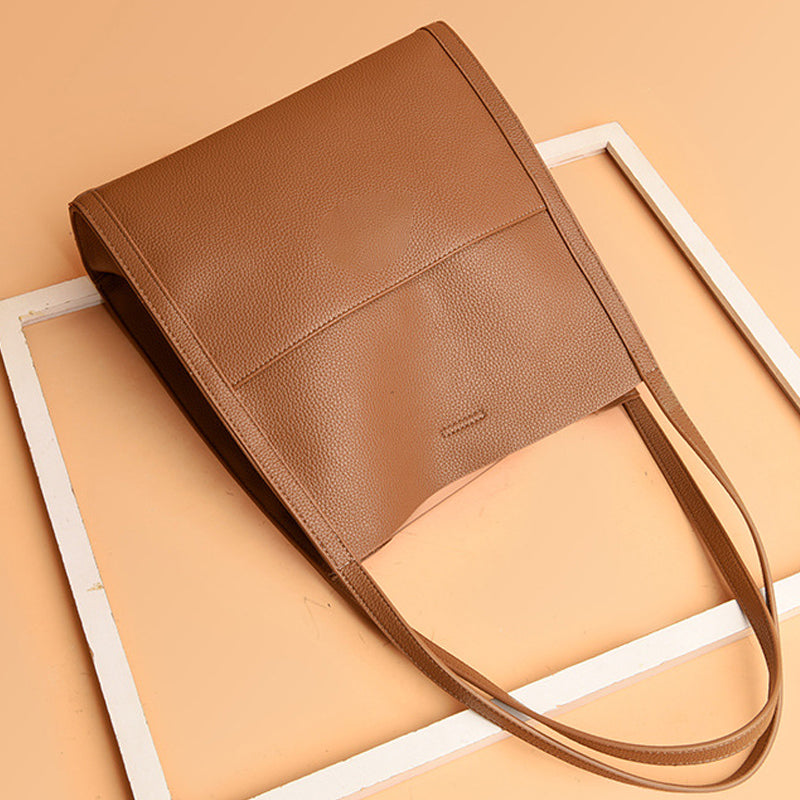 PureCarry – Solid Color Simple Shoulder Bag