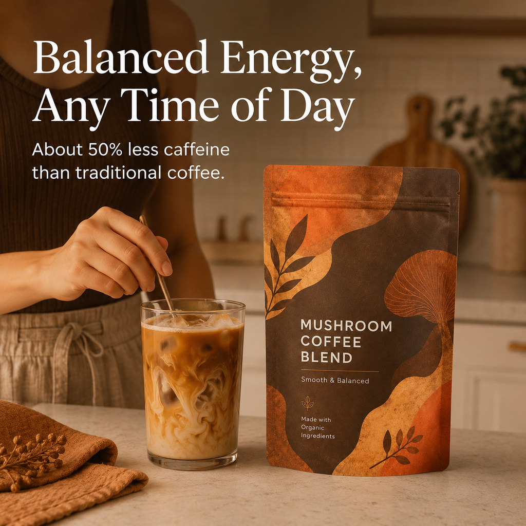 BrewBalance – 6-Mushroom Medium Roast Instant Coffee
