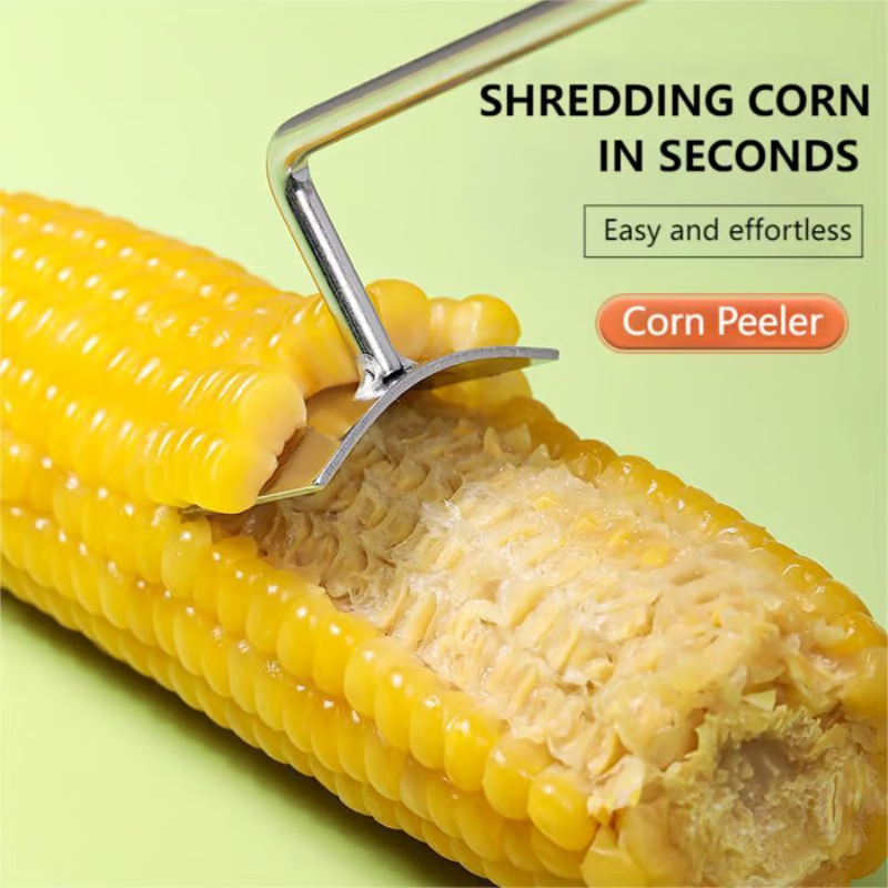 QuickCorn -  Effortless Stainless Steel Corn Peeler