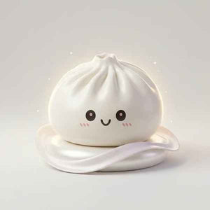 ✨ Cute Glitter Dumpling Squishy | Rare Collectible Stress Ball