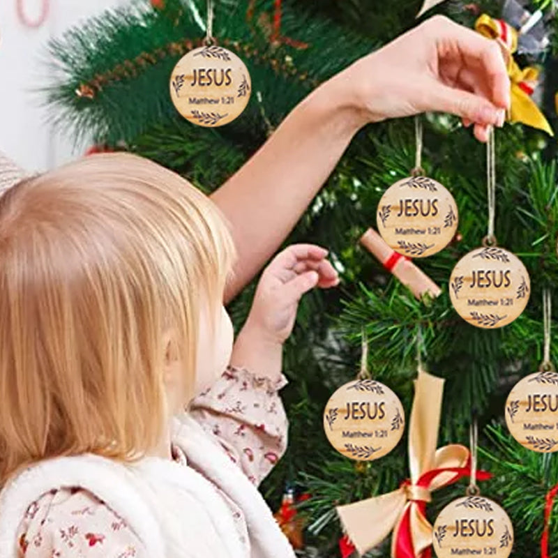 DivineLight  - Inspirational Jesus Advent Ornaments