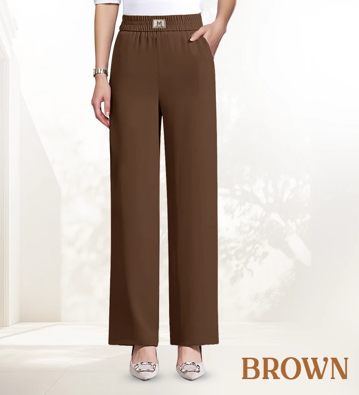 FlexAura – High Waist Pull On Stretch Fit Pants