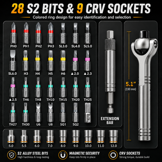 MagnaFix – Precision Magnetic Ratchet Screwdriver Set