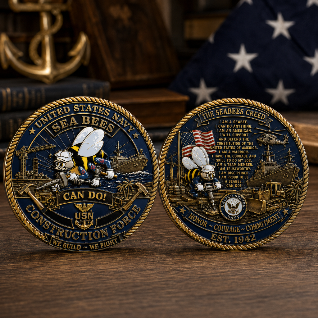 ValorMint – Premium U.S. Navy Seabees Challenge Coin