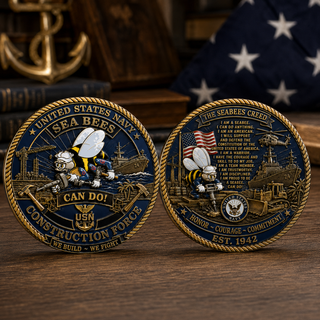 ValorMint – Premium U.S. Navy Seabees Challenge Coin