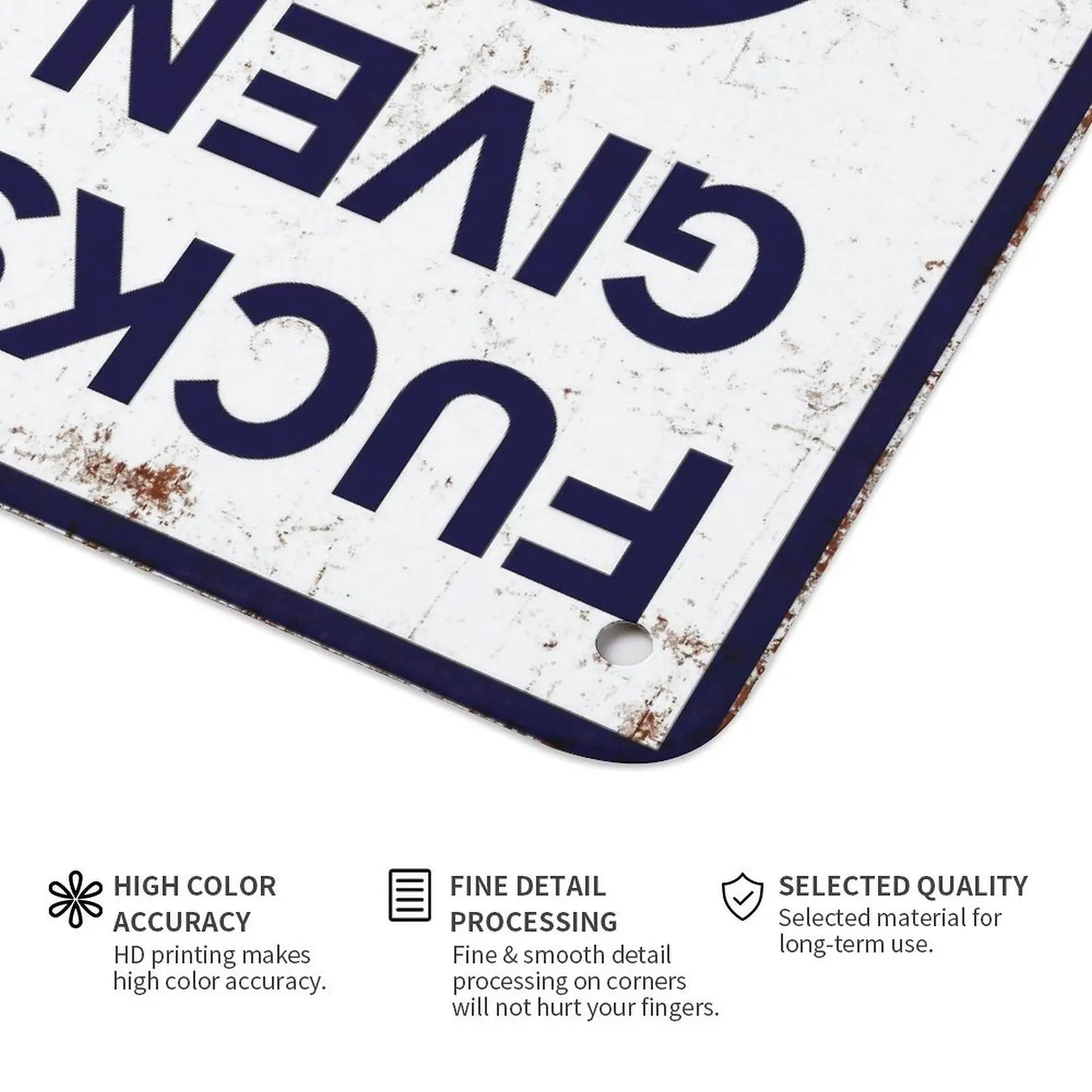 LaughLimit – Vintage Zero Given Metal Wall Sign