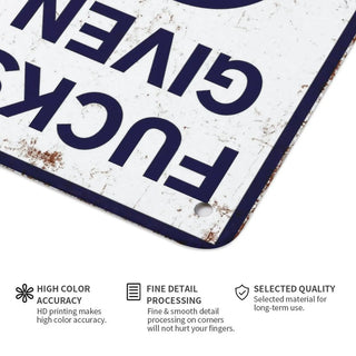 LaughLimit – Vintage Zero Given Metal Wall Sign