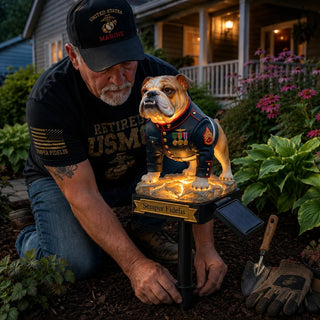 DevilDog – Semper Fidelis Solar Garden Light