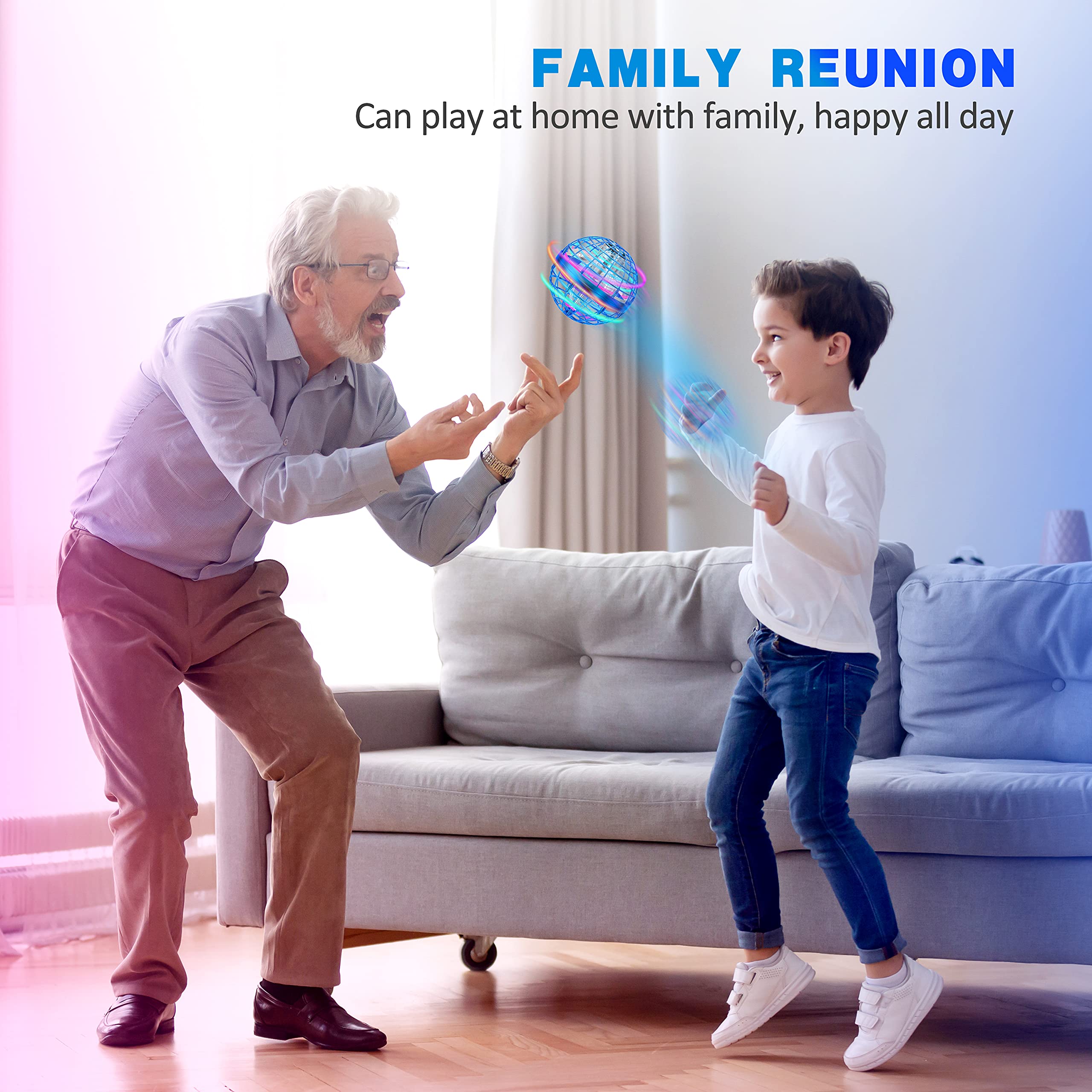 AeroSphere - Self-Returning LED Toy