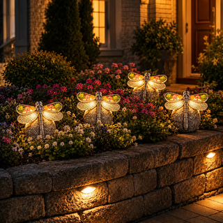 GlowWing – Solar Dragonfly Garden Light