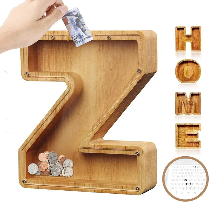SmoothSaver - Handcrafted Wooden Piggy Bank
