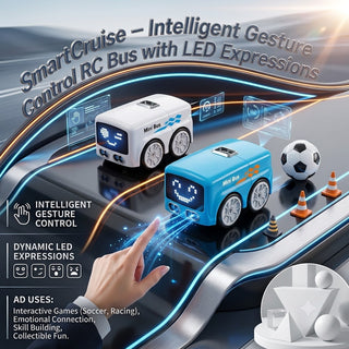SmartCruise – Intelligent Gesture Control RC Bus with LED Expressions