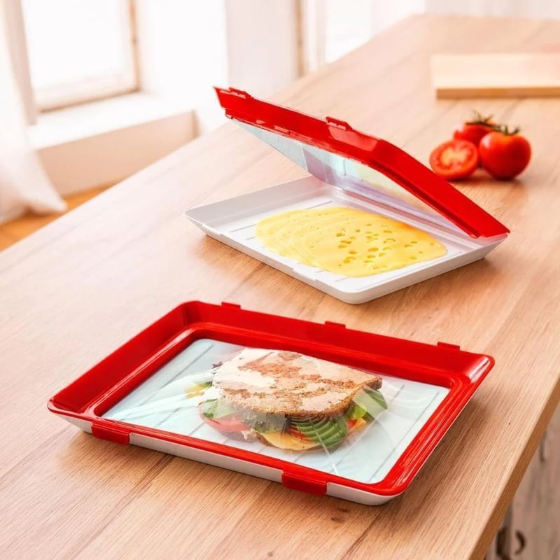 SealMate – Reusable Eco-Friendly Food Preserving Tray
