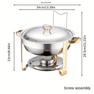 FeastGlow – Stainless Steel Chafing Dish Buffet Set