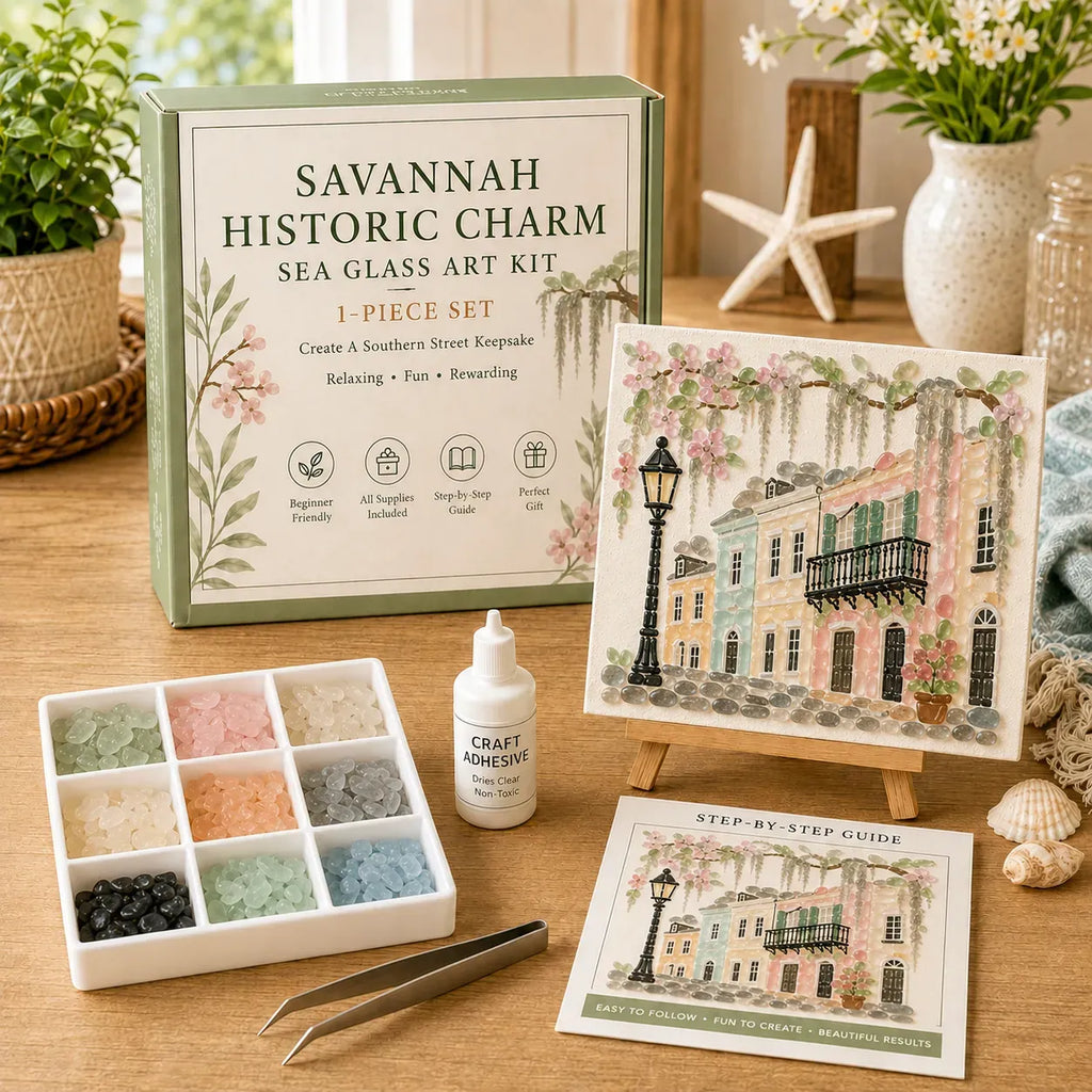 HeritageScape – American Destinations Sea Glass Art Kit
