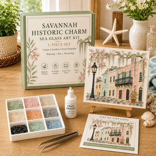 HeritageScape – American Destinations Sea Glass Art Kit