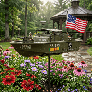 🏆Last Day Promo: 49% OFF 🎖️-Vietnam Veteran PBR Patrol Boat Garden Spinner- ✈️Buy 2 Free Shipping Today!