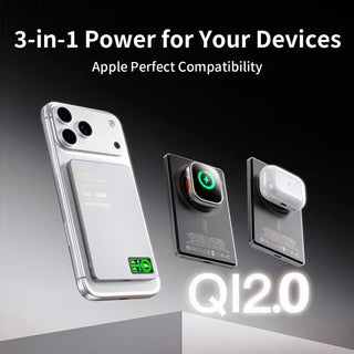 SnapVolt – 15W Ultra-Slim Magnetic Wireless Power Bank