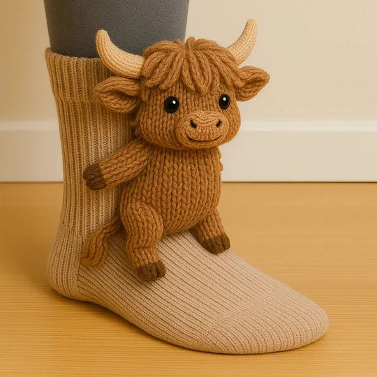 CuddleCritters - Warm & Playful Animal Socks
