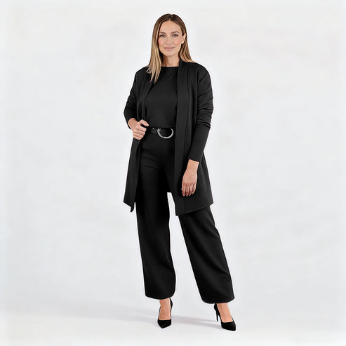 CELINE - Sophisticated 3-Piece Cardigan Set
