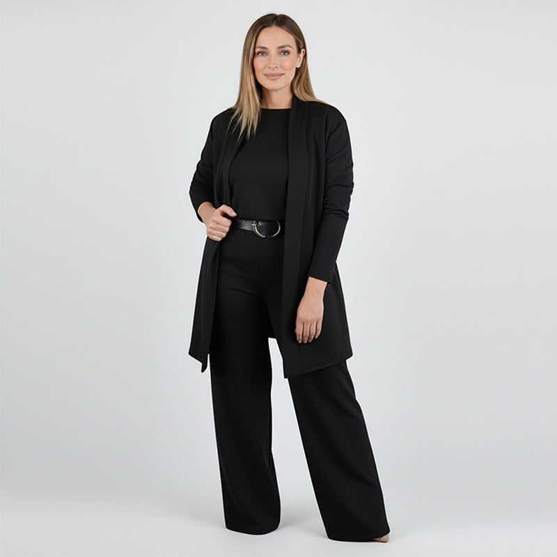 LuxeTrio – Elegant 3-Piece Cardigan Set