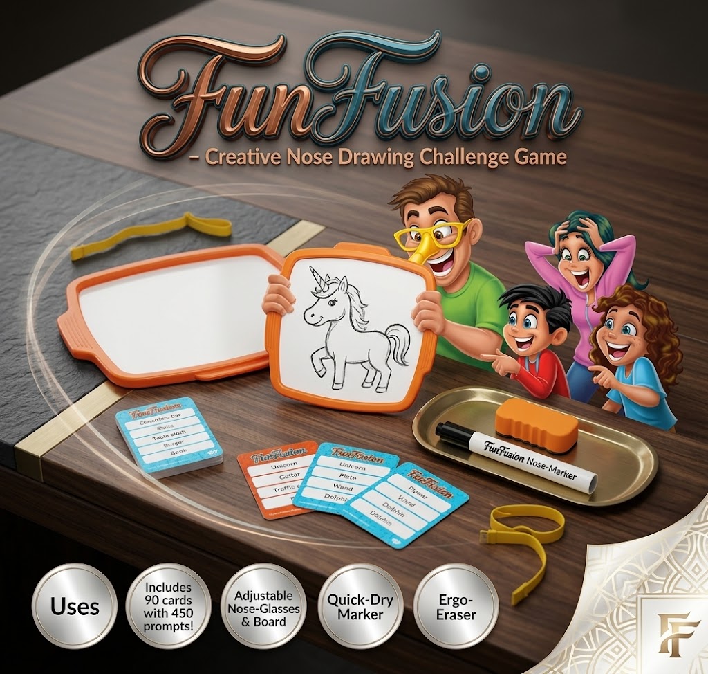 FunFusion – Creative Nose Drawing Challenge Game
