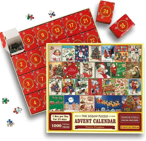 Merry Jigsaw Advent Calendar Puzzle Marnetic
