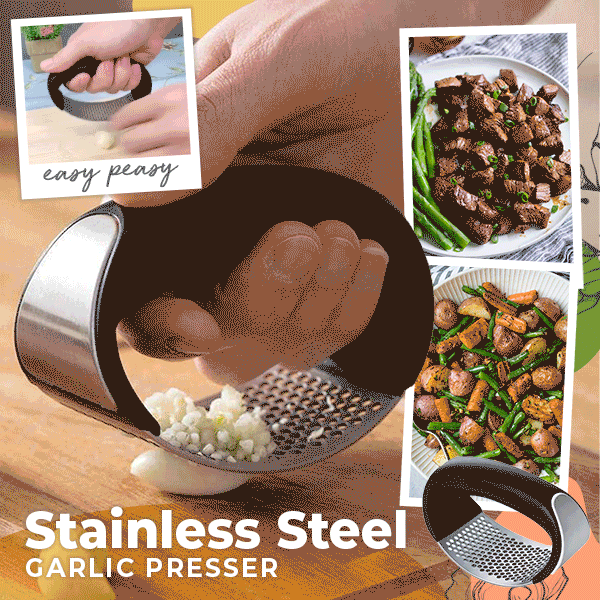 CrushMate – Stainless Steel Garlic Presser