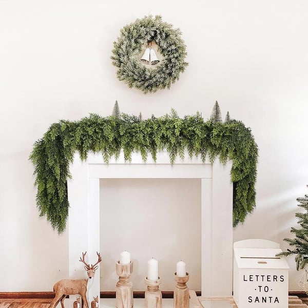 EverCedar – Realistic Winter Garland