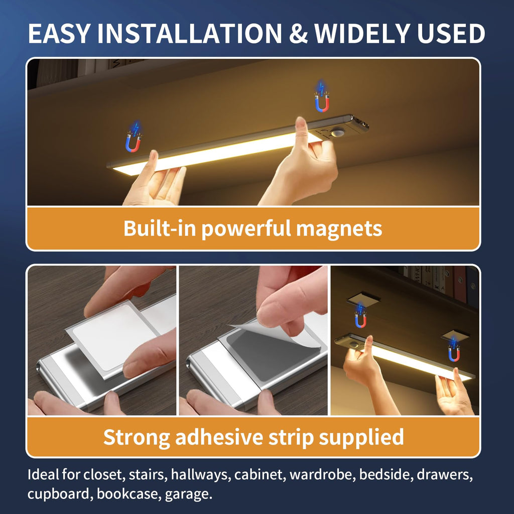 BrightStep – Rechargeable Motion-Activated Cabinet Light