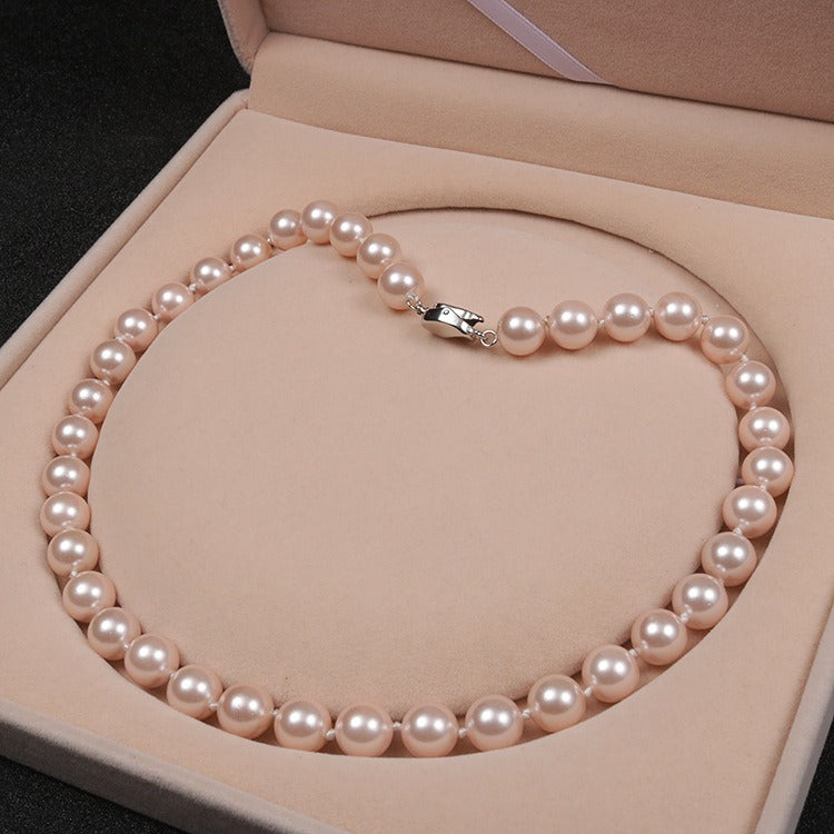 SeaLuxe – Deep Sea Shell Pearl Necklace