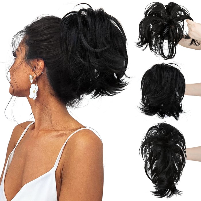 SilkSnap – Lightweight Synthetic Claw Clip for Chic Hairstyles