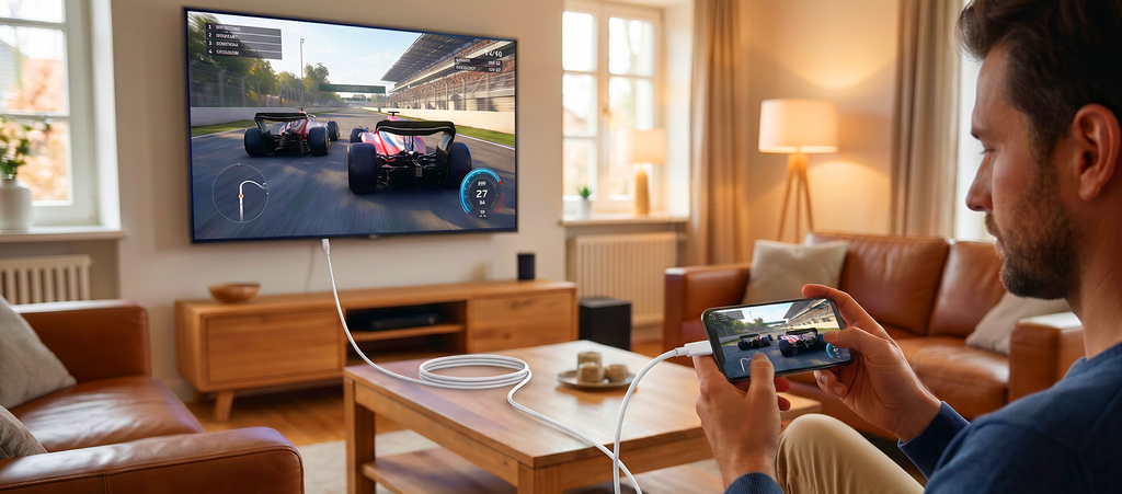 StreamLink – USB-C to HDMI Charging Cable