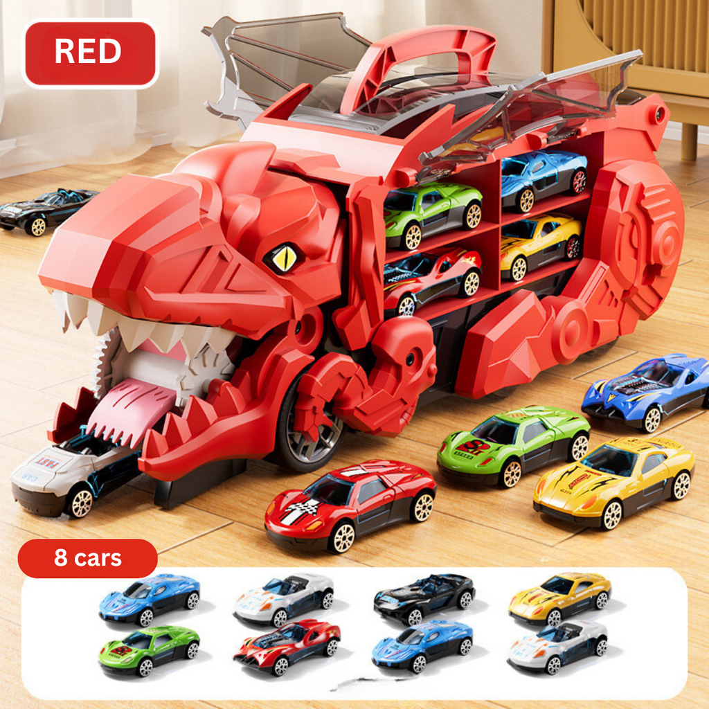RaptorRace – Dino Car Swallowing Truck Set