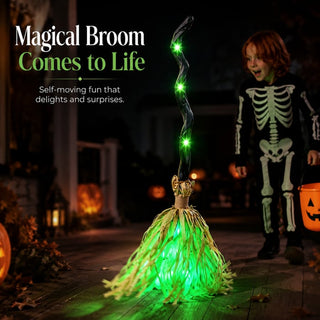 HauntedGlow – Motion Activated Halloween Broom Light
