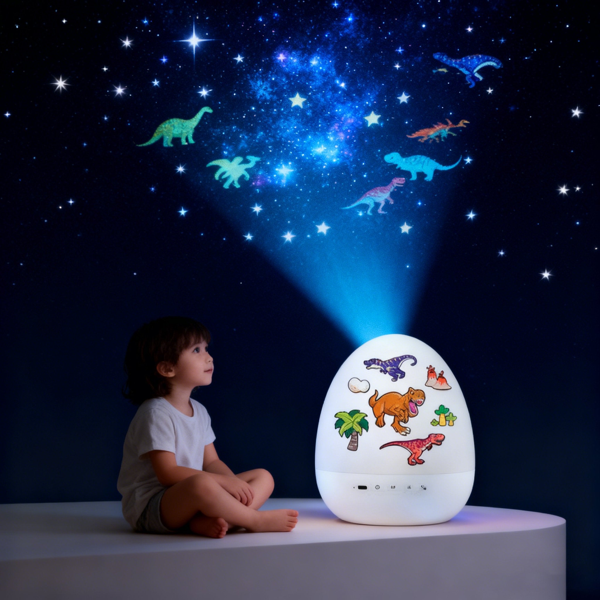 DinoGlow – Dinosaur Egg Night Light Projector