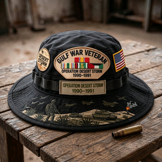 🇺🇸 Last Day Promo: 49% OFF 🎖️ - Gulf War Veteran Desert Storm Tribute Boonie Hat